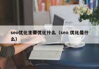 seo优化主要优化什么（seo 优化是什么）