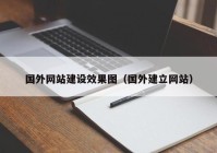 国外网站建设效果图（国外建立网站）