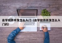 自学软件开发怎么入门（自学软件开发怎么入门的）