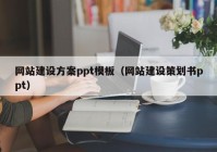 网站建设方案ppt模板（网站建设策划书ppt）