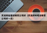 灵溪网站建设哪家公司好（灵溪网站建设哪家公司好一点）