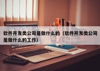 软件开发类公司是做什么的（软件开发类公司是做什么的工作）