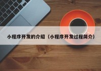 小程序开发的介绍（小程序开发过程简介）